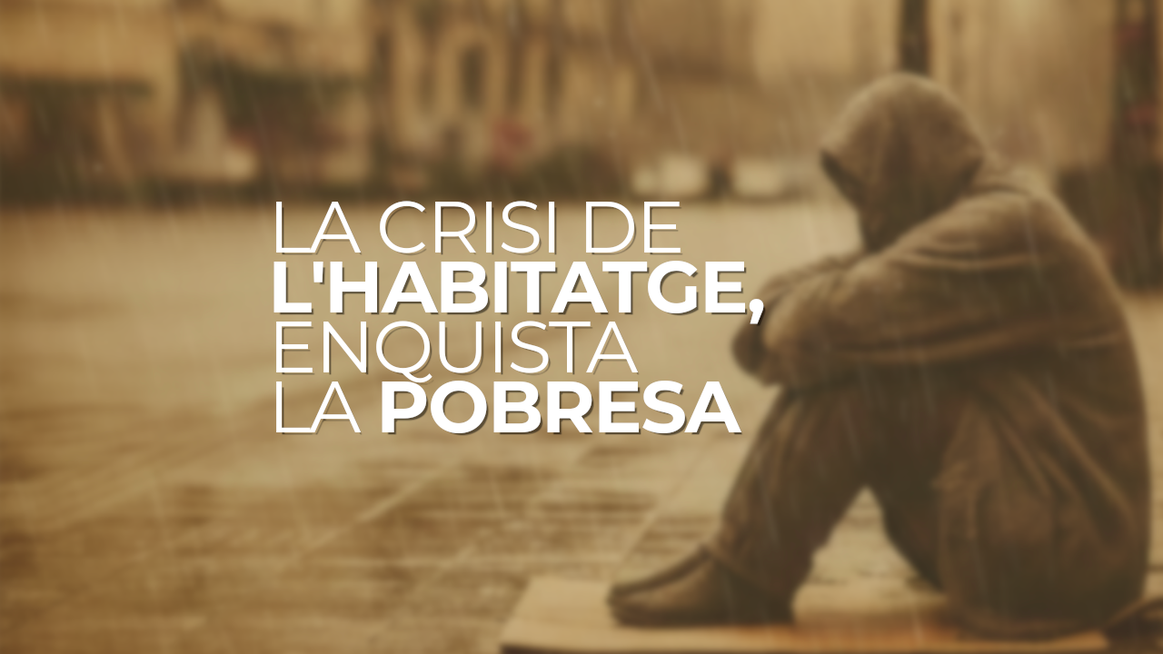 La pobresa s'agreuja i es cronifica La pobresa s'agreuja i es cronifica