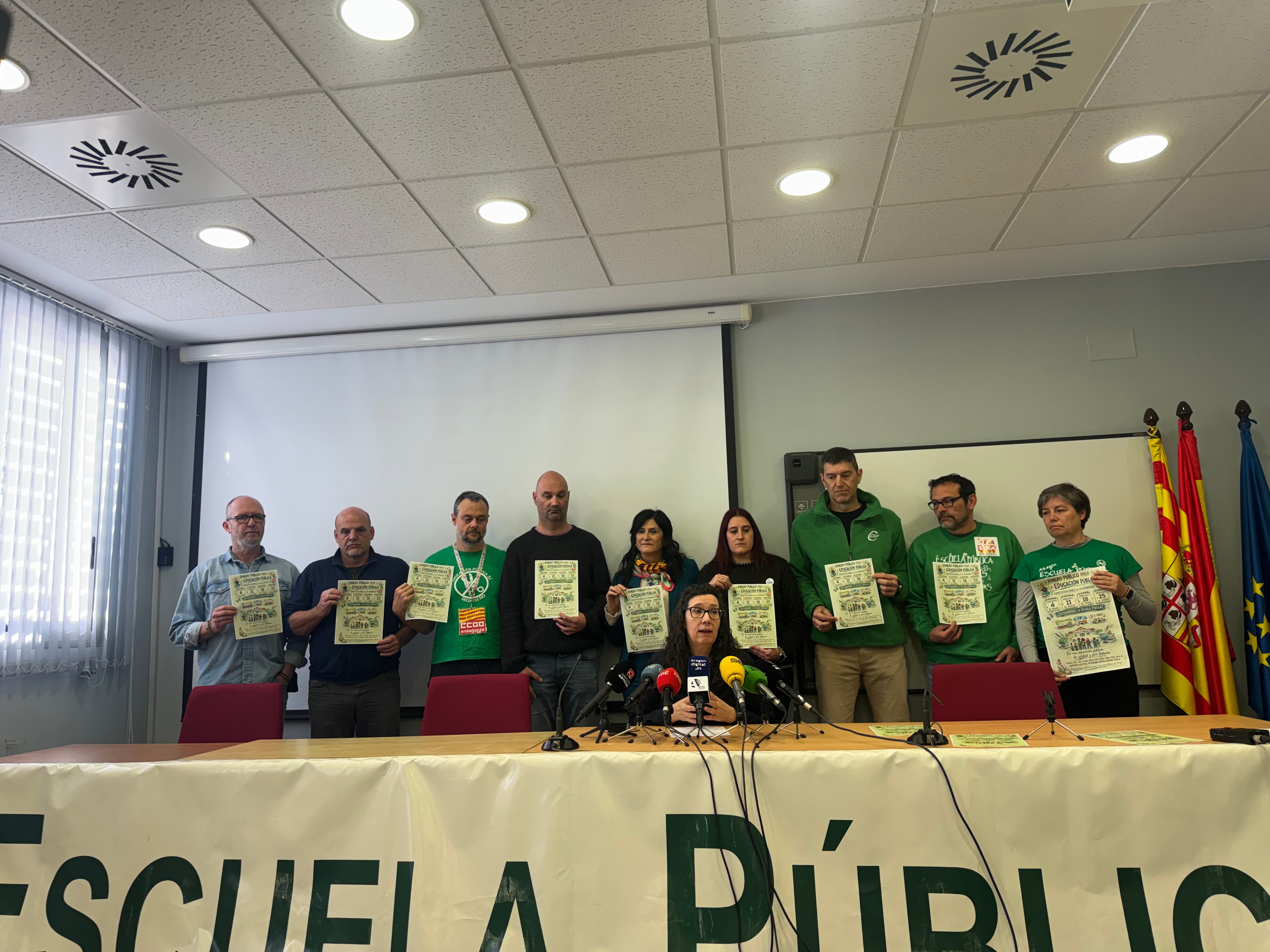 La escuela pública se concentrará en marzo contra los conciertos La escuela pública se concentrará en marzo contra los conciertos