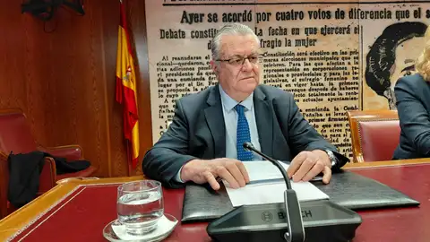 El presidente de Plus Ultra, Julio Martínez Sola, en la Comisión Koldo El presidente de Plus Ultra, Julio Martínez Sola, en la Comisión Koldo