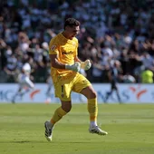 Dituro celebra un gol del Elche ante el Celta de Vigo. Dituro celebra un gol del Elche ante el Celta de Vigo.