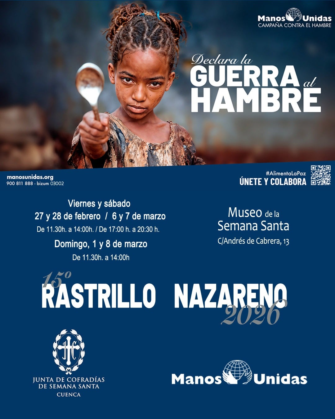 Cuenca se moviliza contra el hambre con la XV edición del Rastrillo Nazareno Cuenca se moviliza contra el hambre con la XV edición del Rastrillo Nazareno
