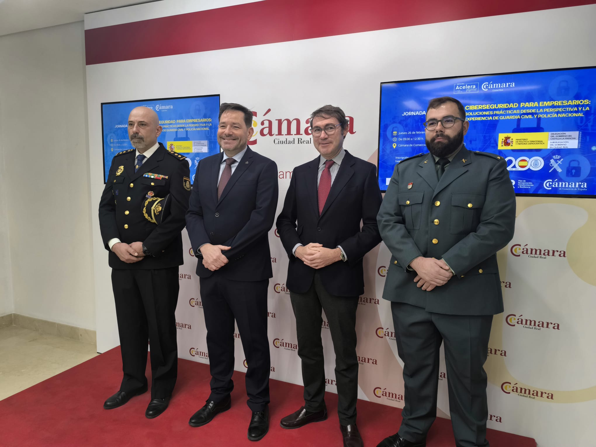 Jornada de ciberseguridad en la Cámara de Ciudad Real: nueve de cada diez ciberdelitos son estafas informáticas Jornada de ciberseguridad en la Cámara de Ciudad Real: nueve de cada diez ciberdelitos son estafas informáticas