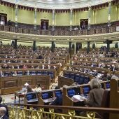 Vista general durante una sesión plenaria, en el Congreso de los Diputados