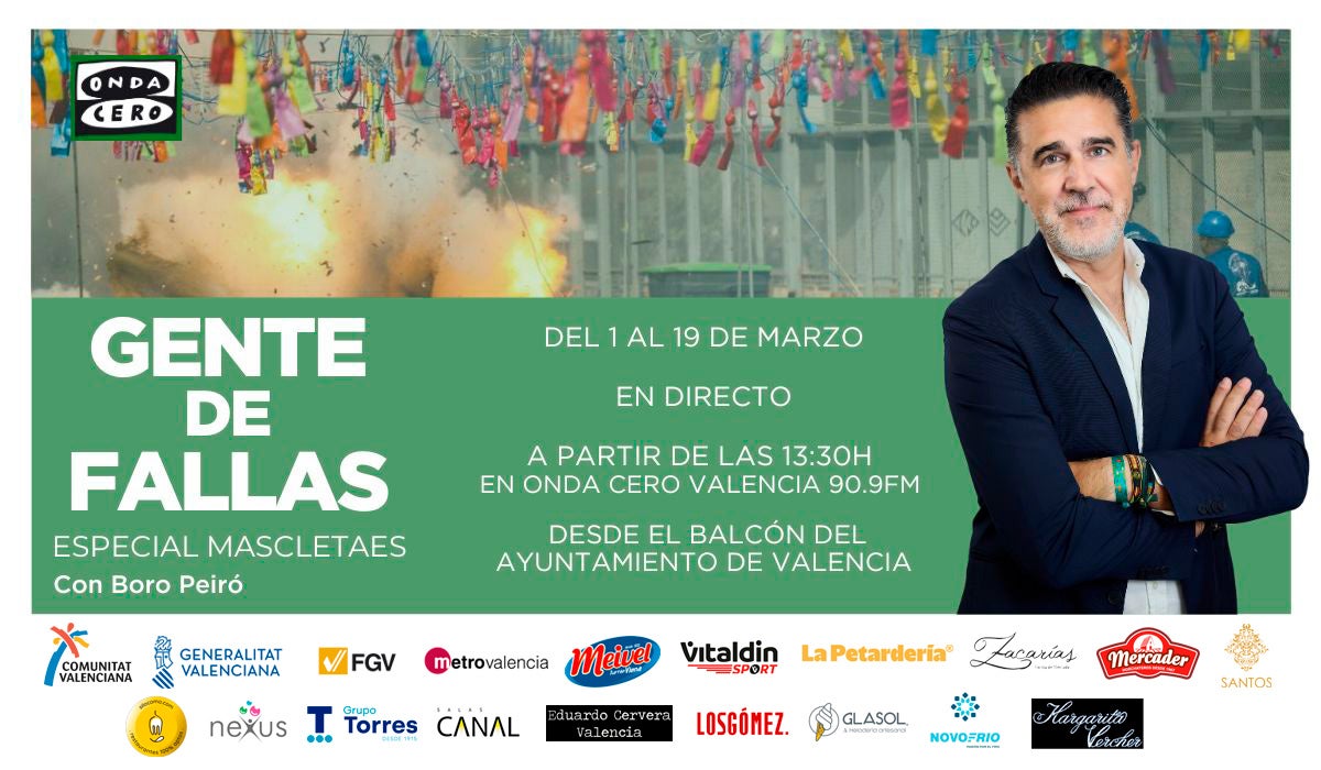 Gente de Fallas en directo desde la Mascletà 03/03/26 Gente de Fallas en directo desde la Mascletà 03/03/26