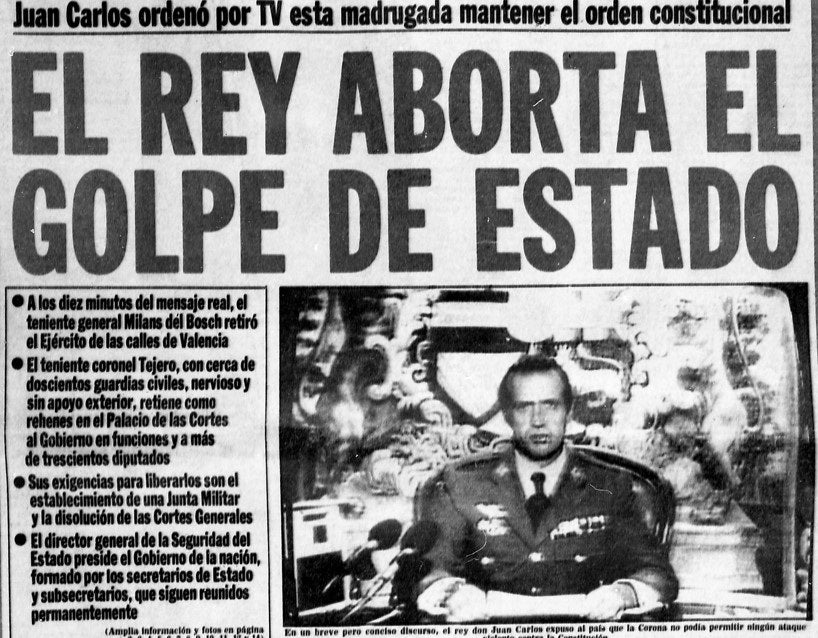VOTA Confirmado el papel del rey emérito desactivando el 23-F ¿comparte la tesis de que debería regresar a España? VOTA Confirmado el papel del rey emérito desactivando el 23-F ¿comparte la tesis de que debería regresar a España?