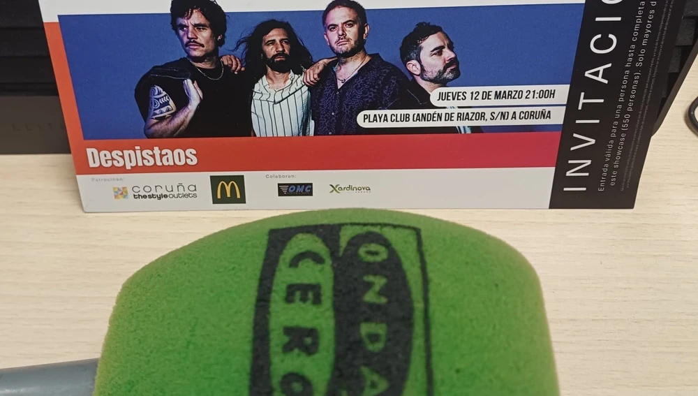 Invitación para concierto de Despistaos que regalan en Coruña The Style Outlets de Culleredo Invitación para concierto de Despistaos que regalan en Coruña The Style Outlets de Culleredo