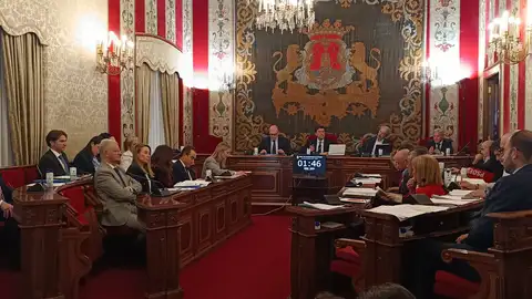 Imagen del pleno de este jueves Imagen del pleno de este jueves