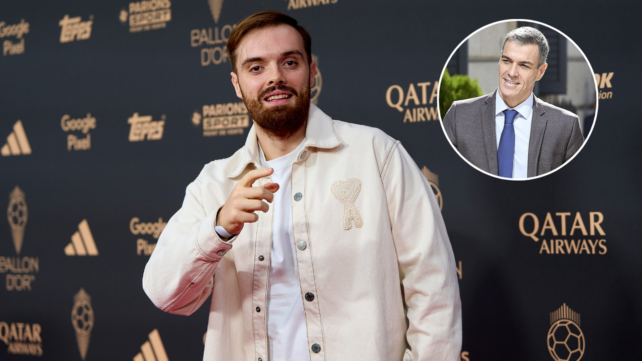 El streamer Ibai Llanos durante la gala del Balón de Oro El streamer Ibai Llanos durante la gala del Balón de Oro