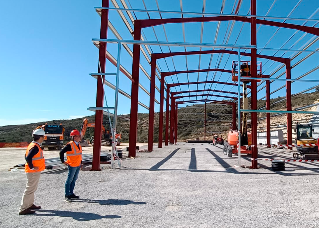 La planta de tratamiento de voluminosos del Consorci Mare en El Campello estará terminada en mayo La planta de tratamiento de voluminosos del Consorci Mare en El Campello estará terminada en mayo