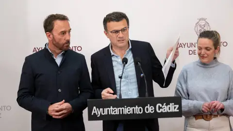 José Manuel Cossi, Bruno García y Maite González José Manuel Cossi, Bruno García y Maite González