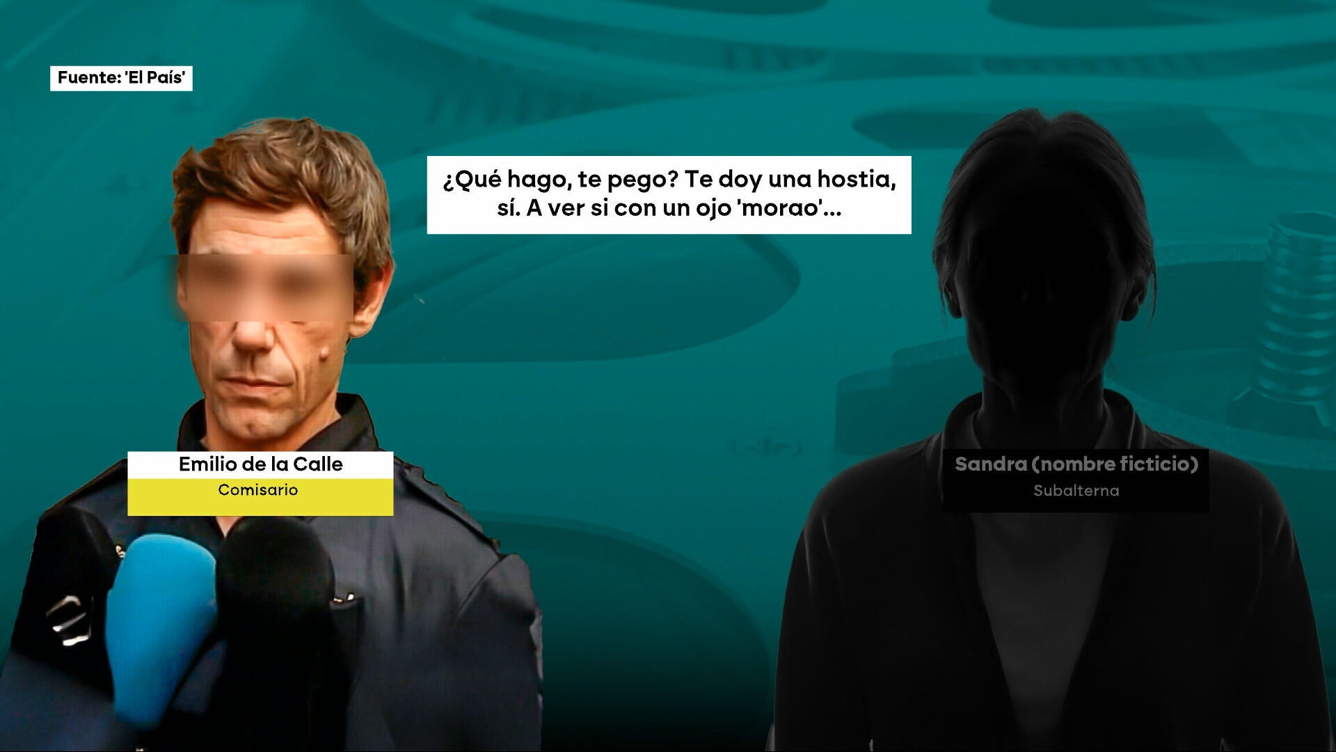 Los escalofriantes audios de un nuevo presunto caso de acoso de un policía a una subordinada: "Te dejo como un trozo de carne, te reviento" Los escalofriantes audios de un nuevo presunto caso de acoso de un policía a una subordinada: "Te dejo como un trozo de carne, te reviento"