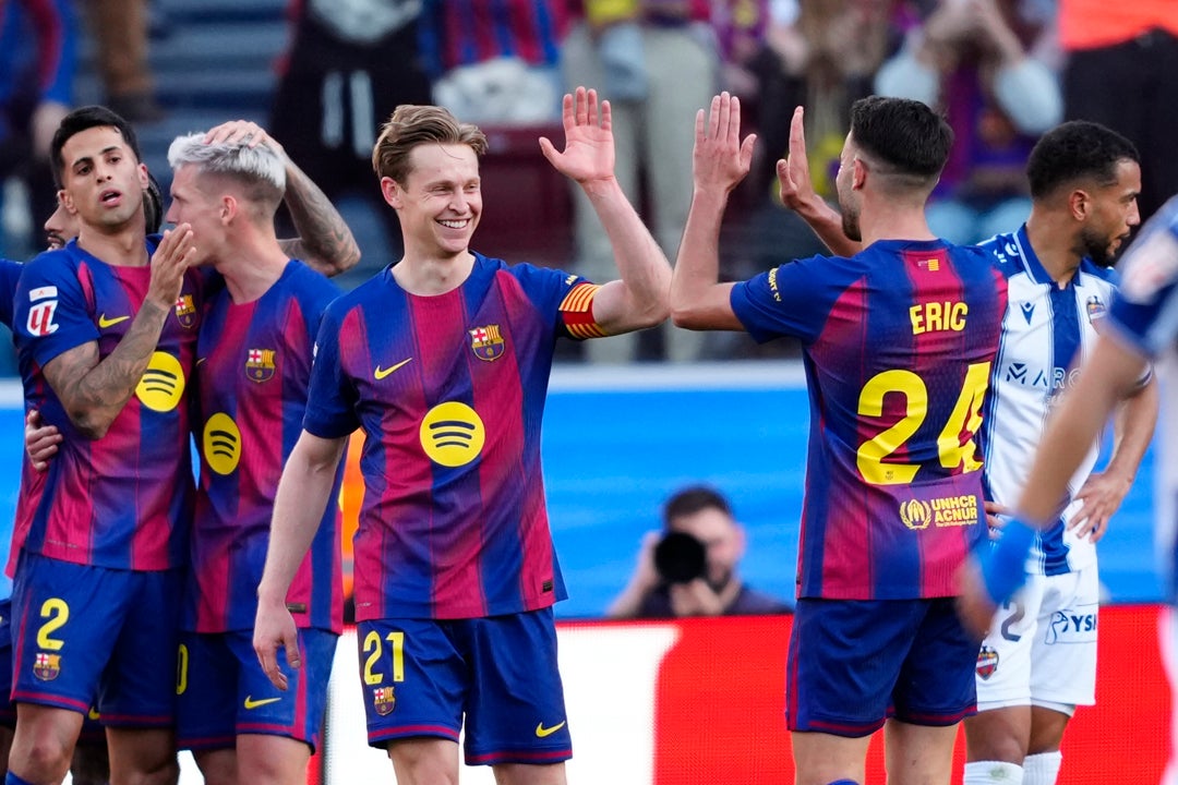 De Jong estará entre cinco y seis semanas de baja De Jong estará entre cinco y seis semanas de baja