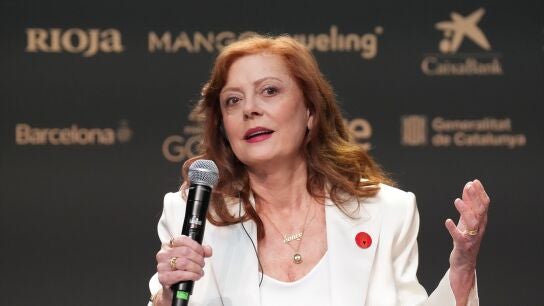 Susan Sarandon en la rueda de prensa previa a los Premios Goya 2026