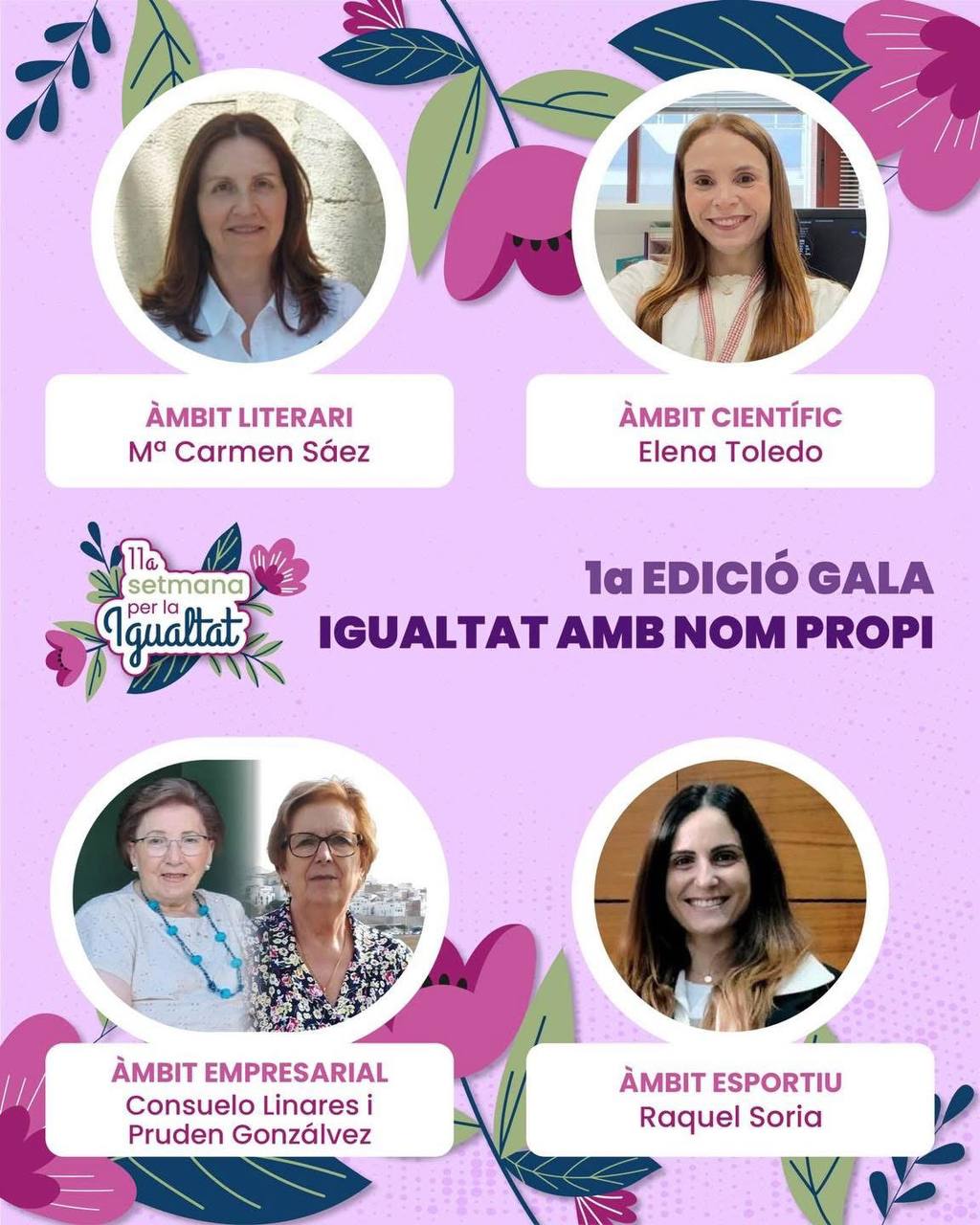 Almussafes pone nombre propio a la igualdad con un homenaje a cinco vecinas Almussafes pone nombre propio a la igualdad con un homenaje a cinco vecinas