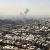 Uno de los ataques sobre Teherán, capital de Irán Uno de los ataques sobre Teherán, capital de Irán