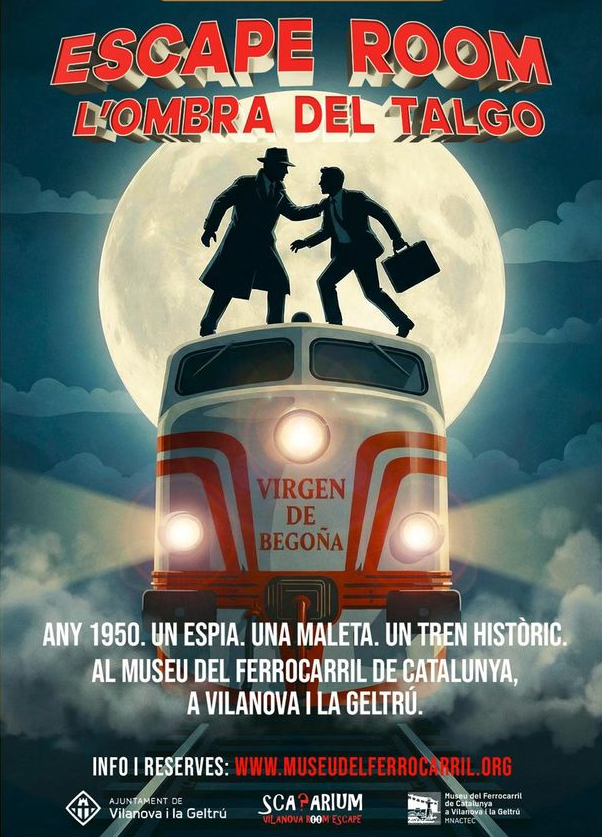 “L’Ombra del Talgo”, l’experiència que atrapa nous públics al Museu del Ferrocarril “L’Ombra del Talgo”, l’experiència que atrapa nous públics al Museu del Ferrocarril