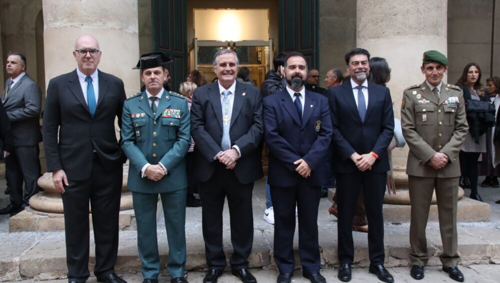 Los protagonistas del acto de El Pregón de Semana Santa 2026