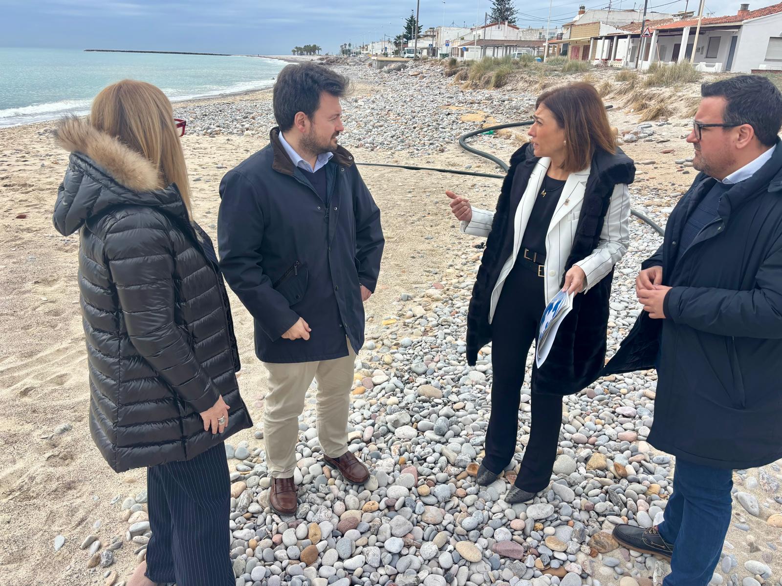 Almassora exige al Gobierno acelerar la regeneración de su playa tras los daños de la borrasca Harry Almassora exige al Gobierno acelerar la regeneración de su playa tras los daños de la borrasca Harry