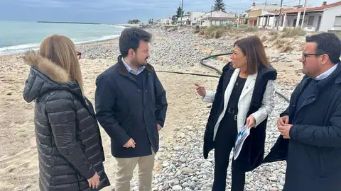 Almassora exige al Gobierno acelerar la regeneración de su playa tras los daños de la borrasca Harry Almassora exige al Gobierno acelerar la regeneración de su playa tras los daños de la borrasca Harry