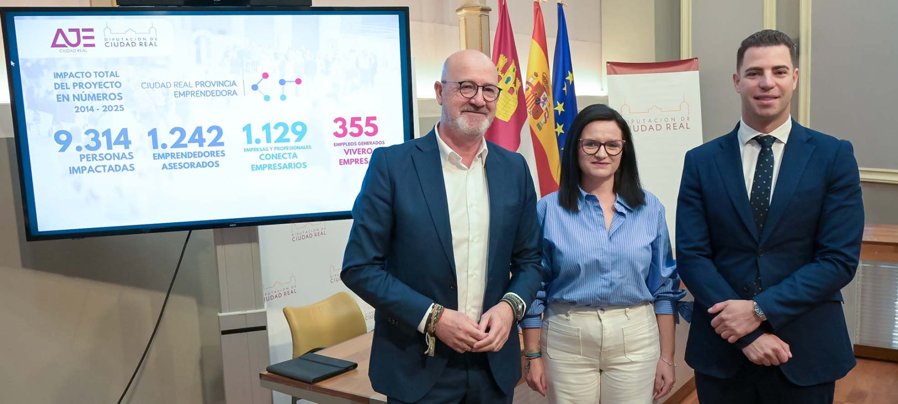 Diputación de Ciudad Real y AJE impulsan el emprendimiento en la provincia con el programa "Reactiva Empresa" Diputación de Ciudad Real y AJE impulsan el emprendimiento en la provincia con el programa "Reactiva Empresa"