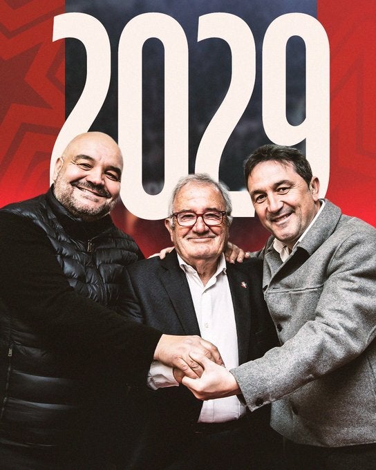 Osasuna renueva a Braulio y "Cata" hasta 2029 Osasuna renueva a Braulio y "Cata" hasta 2029