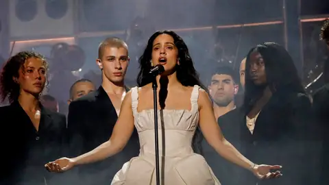 Rosalía actuando en los BRIT Awards 2026 Rosalía actuando en los BRIT Awards 2026