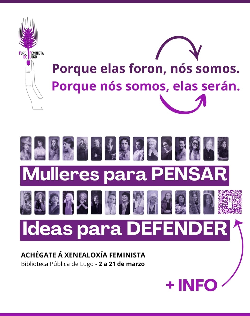 El Foro Feminista inaugura la exposición "Mujeres para pensar, ideas para defender" El Foro Feminista inaugura la exposición "Mujeres para pensar, ideas para defender"