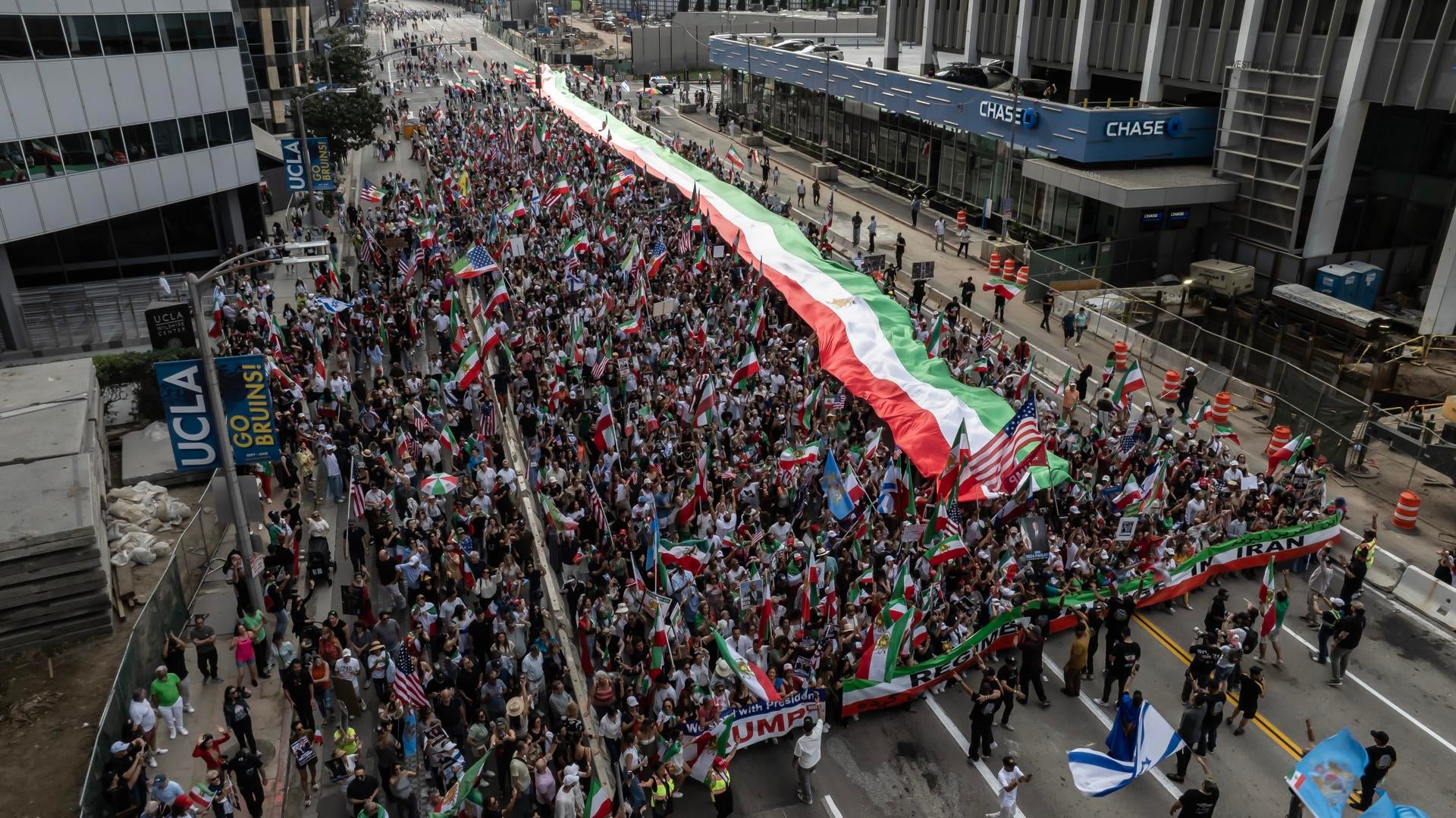 Protestas a favor del cambio de régimen en Irán Protestas a favor del cambio de régimen en Irán