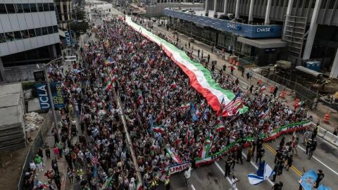 Protestas a favor del cambio de régimen en Irán Protestas a favor del cambio de régimen en Irán