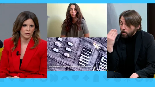 Ana Iris Simón en Espejo Público. Ana Iris Simón en Espejo Público.