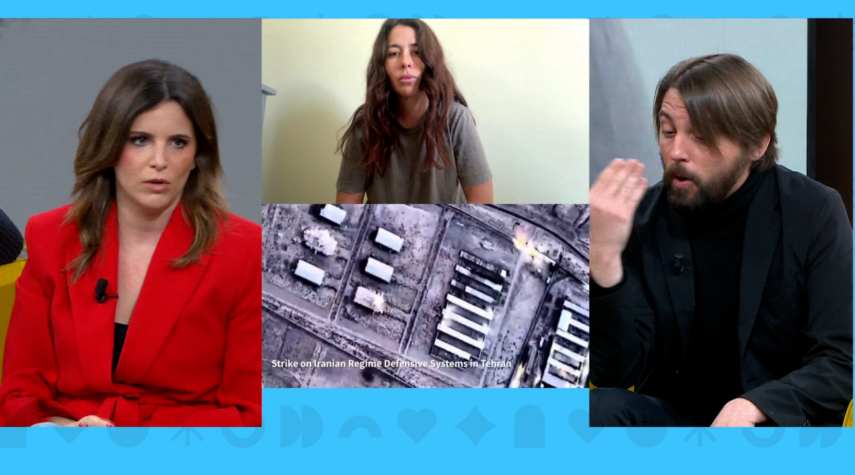 Ana Iris Simón en Espejo Público. Ana Iris Simón en Espejo Público.