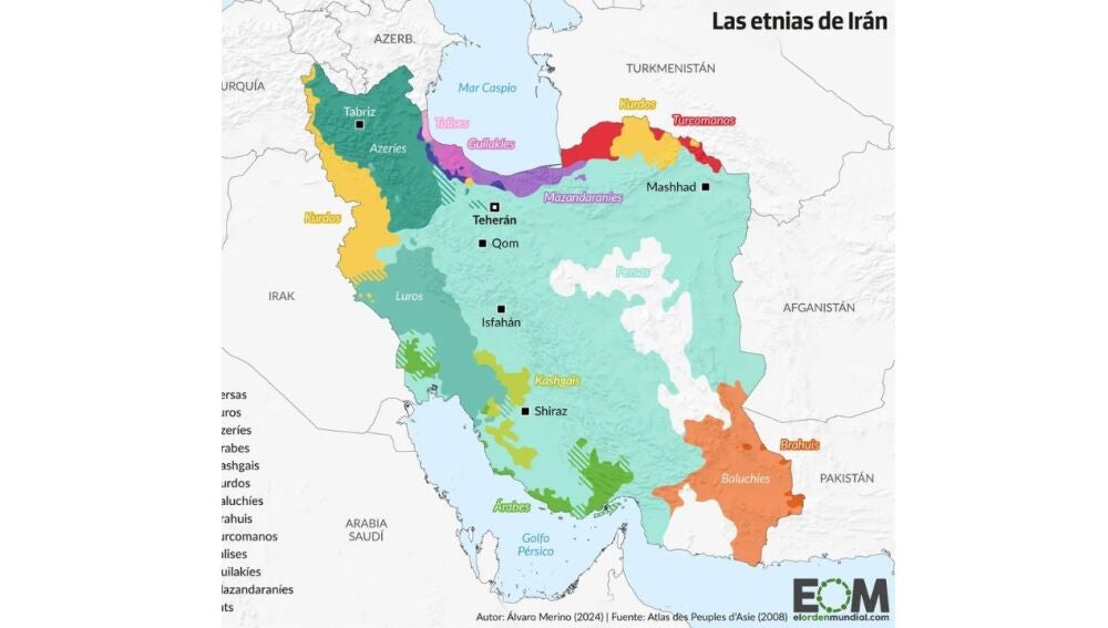 Las etnias de Irán.