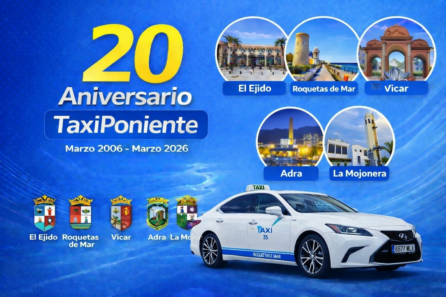 Taxiponiente cumple su 20 aniversario siendo cada vez más accesible y tecnificada Taxiponiente cumple su 20 aniversario siendo cada vez más accesible y tecnificada