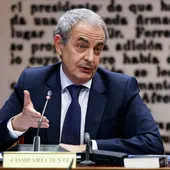 José Luis Rodríguez Zapatero durante su comparecencia en el Senado José Luis Rodríguez Zapatero durante su comparecencia en el Senado