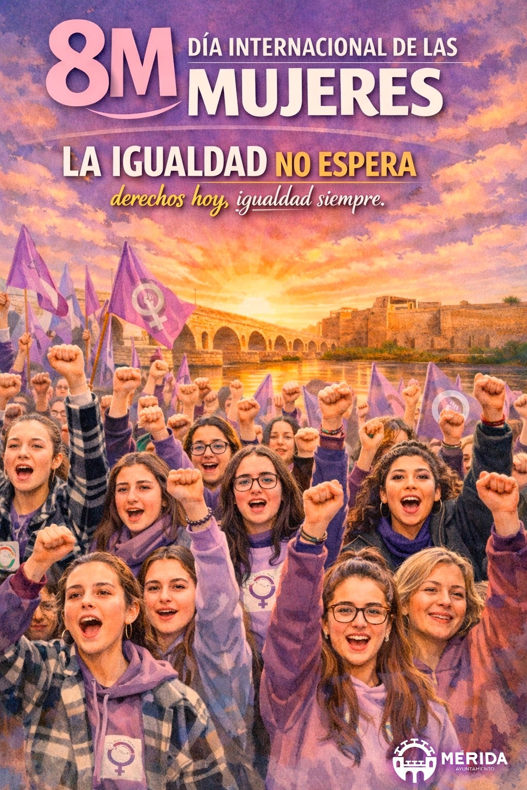 Bajo el lema “La igualdad no espera. Derechos hoy, igualdad siempre” el ayuntamiento reivindica el 8M y el mes de la mujer Bajo el lema “La igualdad no espera. Derechos hoy, igualdad siempre” el ayuntamiento reivindica el 8M y el mes de la mujer