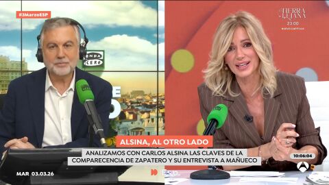 Alsina, sobre la situaci&oacute;n de Zapatero: "Yo no creo que haya incurrido en ninguna irregularidad pero hay cuestiones confusas"