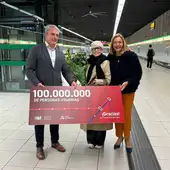 Metro de Málaga supera los 100 millones de viajeros transportados desde su puesta en servicio Metro de Málaga supera los 100 millones de viajeros transportados desde su puesta en servicio