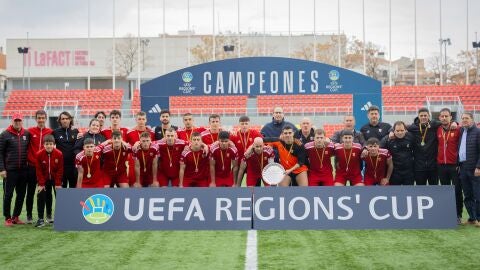 Navarra, subcampeona de Espa&ntilde;a de selecciones aficionadas de f&uacute;tbol