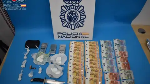 Material incautado por la Policía Nacional Material incautado por la Policía Nacional