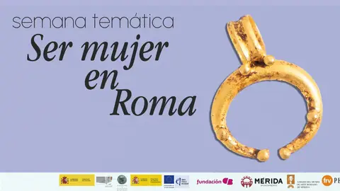 Cartel 'Ser Mujer en Roma' del MNAR Cartel 'Ser Mujer en Roma' del MNAR
