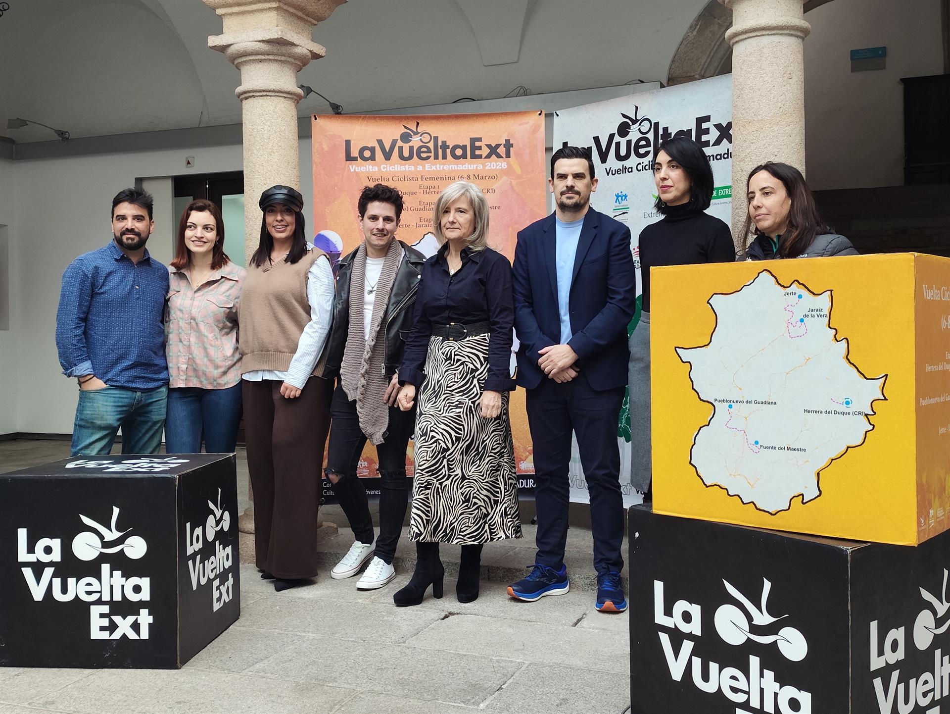 La música de Sergio Cepeda, Sara Pablos y Swing Ton ni Song amenizará las llegadas de la Vuelta a Extremadura Femenina La música de Sergio Cepeda, Sara Pablos y Swing Ton ni Song amenizará las llegadas de la Vuelta a Extremadura Femenina