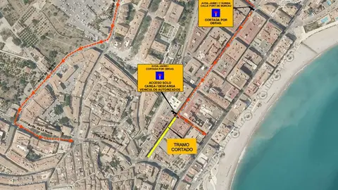 A partir del próximo lunes 9 de marzo quedará cerrado al tráfico de forma temporal el tramo comprendido entre Jaume I y Pont de Moncau A partir del próximo lunes 9 de marzo quedará cerrado al tráfico de forma temporal el tramo comprendido entre Jaume I y Pont de Moncau