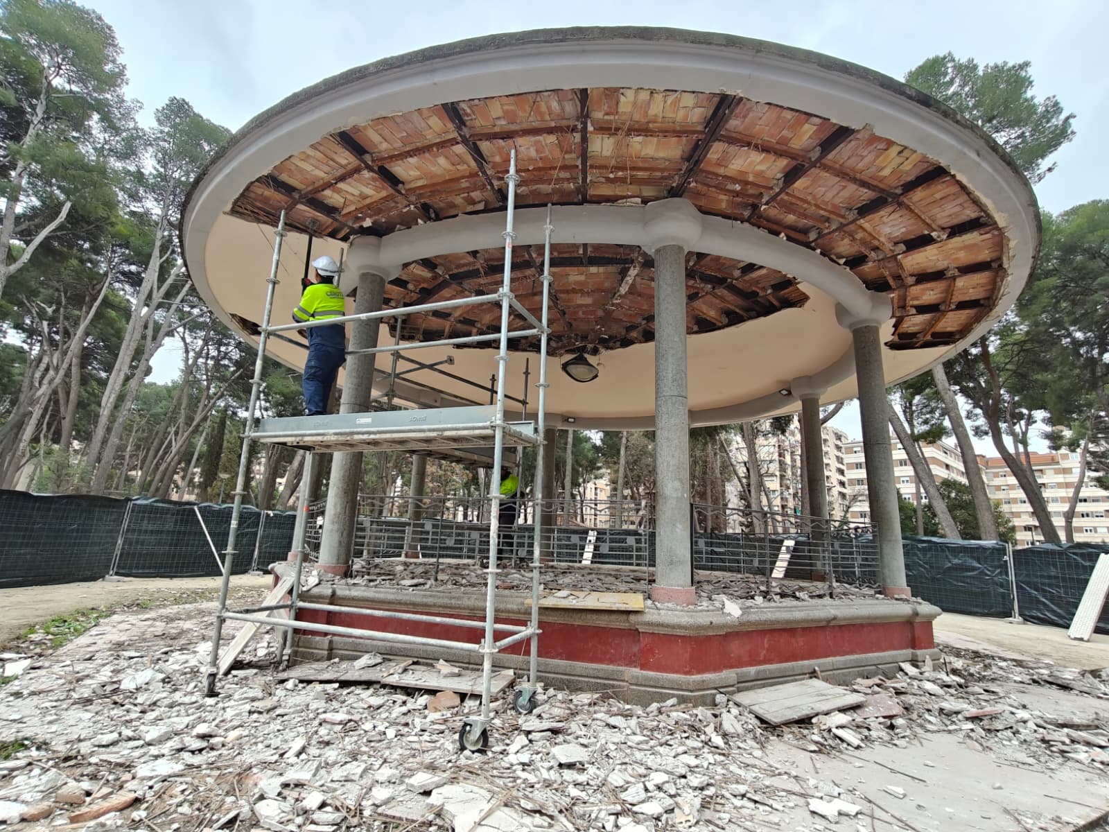 Comienzan las obras en el Templete de Música del Parque ‘Abelardo Sánchez’ Comienzan las obras en el Templete de Música del Parque ‘Abelardo Sánchez’