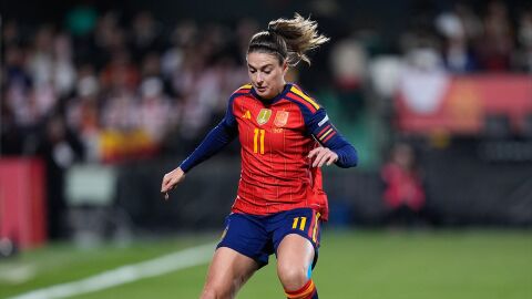 Alexia Putellas durante el España - Islandia