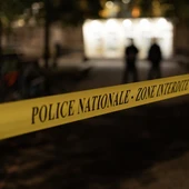 Imagen de archivo de una cinta policial en Francia. Imagen de archivo de una cinta policial en Francia.