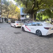 Parada de taxis de la Plaza del Pilar en Ciudad Real Parada de taxis de la Plaza del Pilar en Ciudad Real