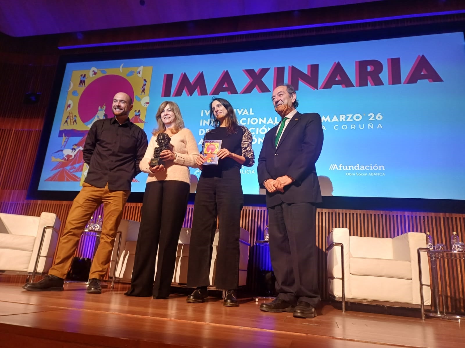 Afundación acolle o IV Festival Internacional de Animación, Imaxinaria, con Alberto Vázquez dirixindo e lucindo o seu quinto premio Goya Afundación acolle o IV Festival Internacional de Animación, Imaxinaria, con Alberto Vázquez dirixindo e lucindo o seu quinto premio Goya