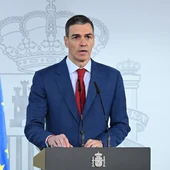 Pedro Sánchez, presidente del Gobierno, durante su comparecencia en La Moncloa/ EFE/Moncloa/Borja Puig Pedro Sánchez, presidente del Gobierno, durante su comparecencia en La Moncloa/ EFE/Moncloa/Borja Puig