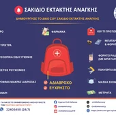 La mochila de emergencia que recomienda el Ministerio de Defensa de Chipre La mochila de emergencia que recomienda el Ministerio de Defensa de Chipre