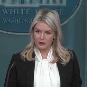 La portavoz de la Casa Blanca, Karoline Leavitt La portavoz de la Casa Blanca, Karoline Leavitt